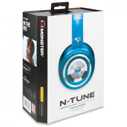 Накладные наушники Monster NCredible NTune Candy Blue