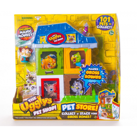 Игрушка Ugglys Pet Shop-игровой набор Зоомагазин (2 домика+фигурка)