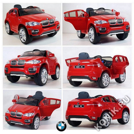 Электромобиль BMW X6 12V красный (RT 258 R/C red metallic) (RT 4387)