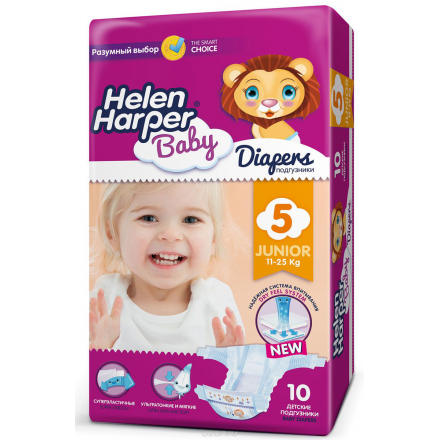 HELEN HARPER BABY Подгузники Junior 11-25 кг 10 шт