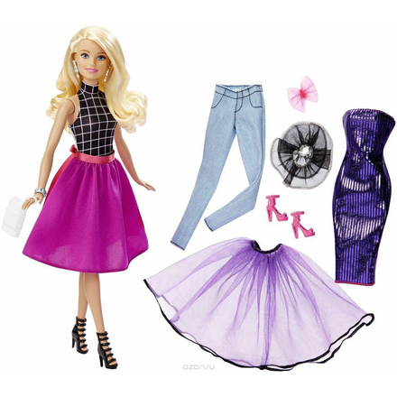 Barbie Кукла Сочетай и наряжай DJW57_DJW58