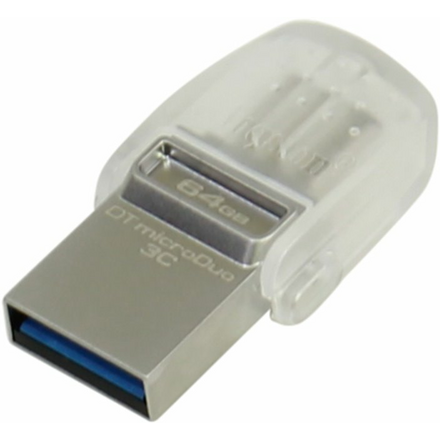 USB Flash Drive 64Gb - Kingston DataTraveler microDuo 3C DTDUO3C/64GB