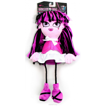 Monster High Кукла плюшевая Дракулаура, 35 см