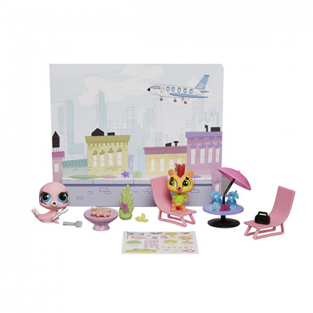 Игровой набор Hasbro Littlest Pet Shop Littlest Pet Shop A7642 Литлс Пет Шоп Стильный тематический игровой набор