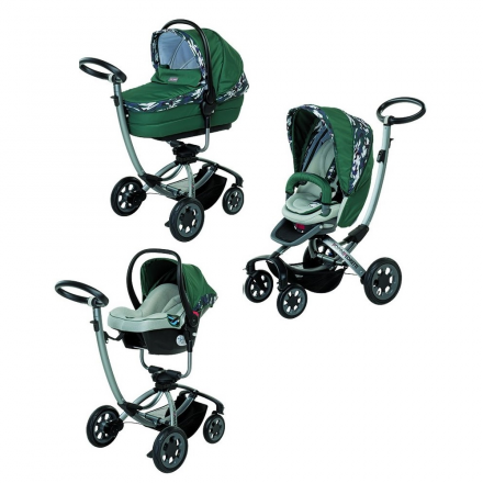 Коляска 3 в 1 Foppapedretti Myo Travel System GreenForest