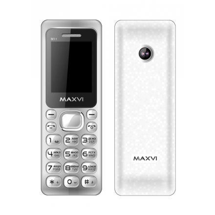 Сотовый телефон Maxvi M11 Silver