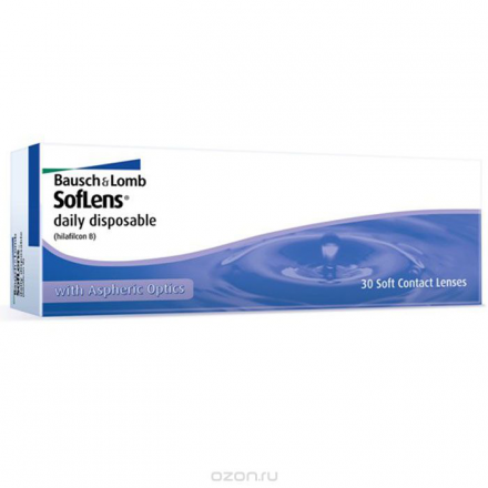 Bausch + Lomb контактные линзы Soflens Daily Disposable (30шт / +2.00)