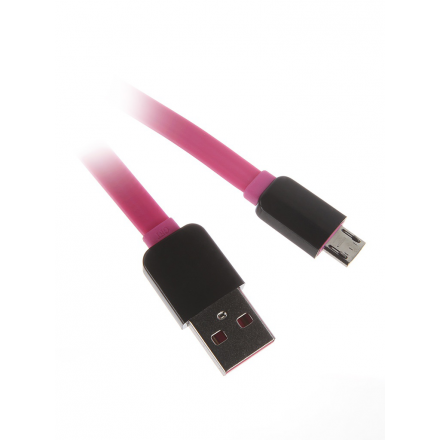 Аксессуар Continent USB - micro USB 1m Pink QCU-5102PN