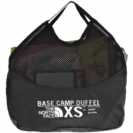 Сумка женская The North Face "Base Camp Duffel", цвет: розовый, зеленый, мульти. Размер XS