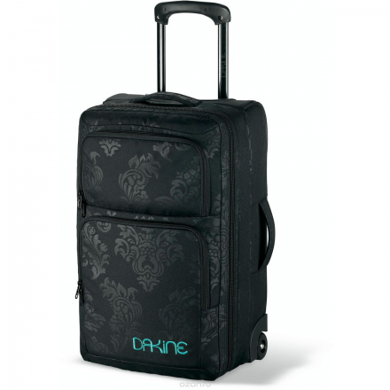 Сумка с колесами Dakine Girls Carry-on Roller, 36л, цвет: черный, Арт.8350100