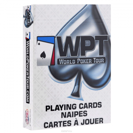 Игральные карты "World Poker Tour", цвет: белый, 54 листа