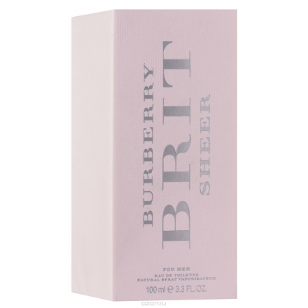 Burberry Sheer Woman Туалетная вода, 100 мл (новый дизайн)