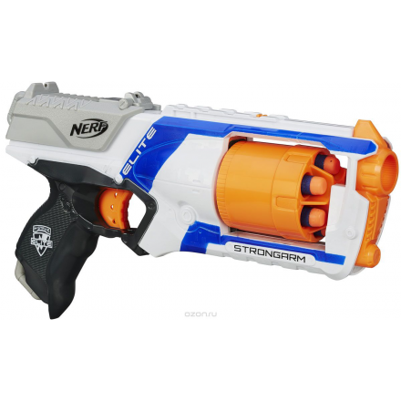 Nerf Бластер Strongarm цвет белый синий