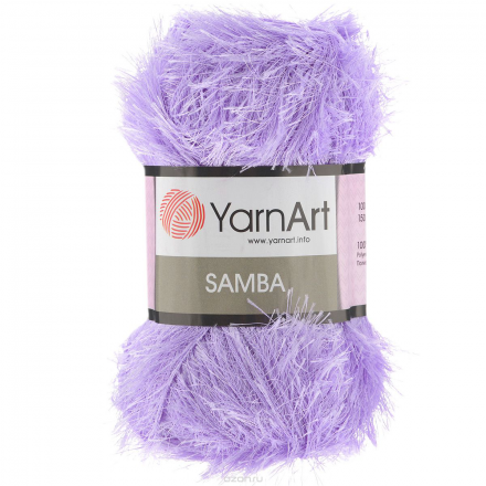 Пряжа для вязания YarnArt "Samba", цвет: сиреневый (54), 150 м, 100 г, 5 шт