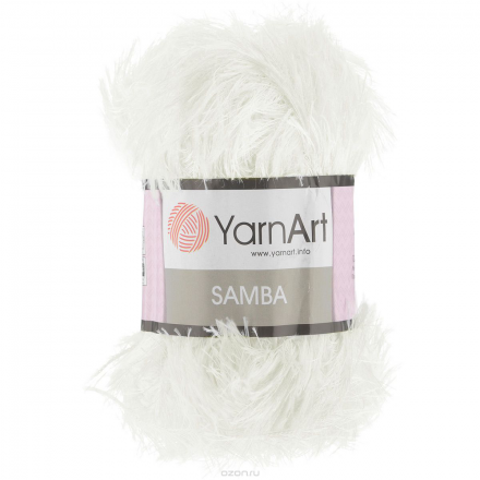 Пряжа для вязания YarnArt "Samba", цвет: молочный (830), 150 м, 100 г, 5 шт