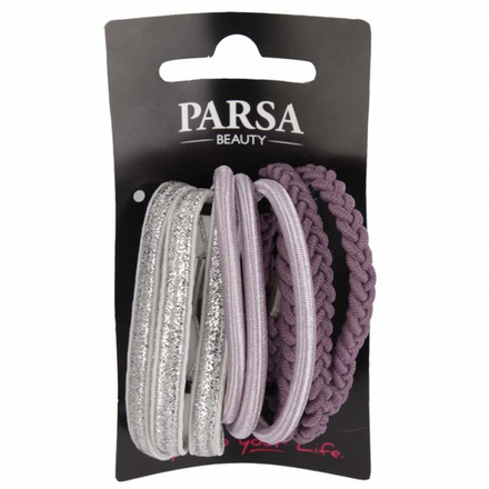 Резинка PARSA BEAUTY серии CONFIDENT COMFORT для волос, 9 шт. (1102319)