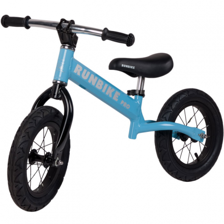 Беговел Runbike pro голубой (алюминиевая рама и колеса)