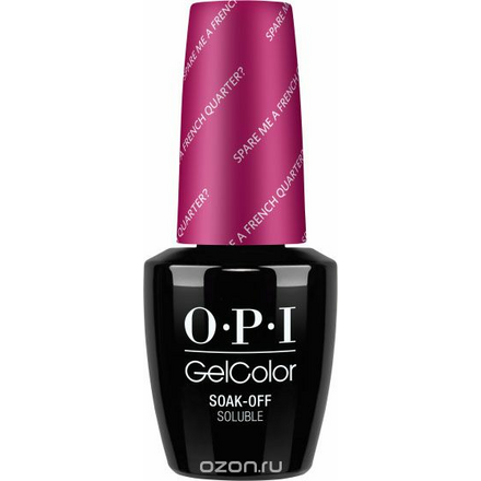 OPI Гель-лак GelColor Spare Me a French Quarter, 15 мл